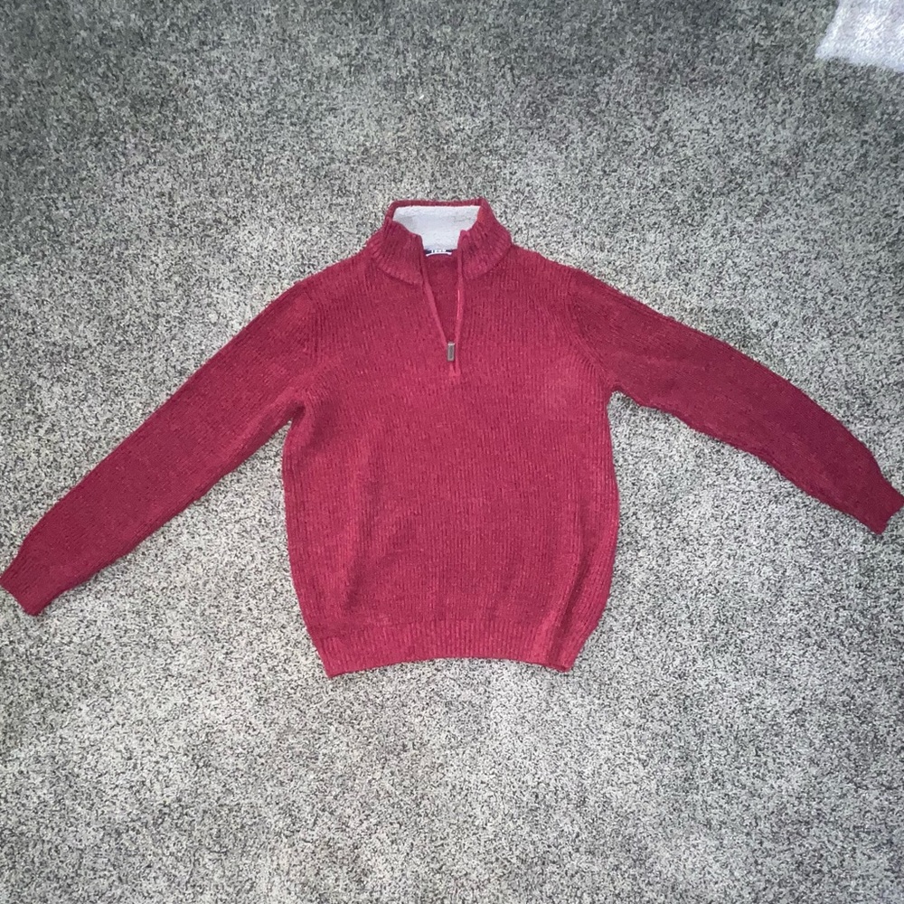 Mens quarter zip sweater